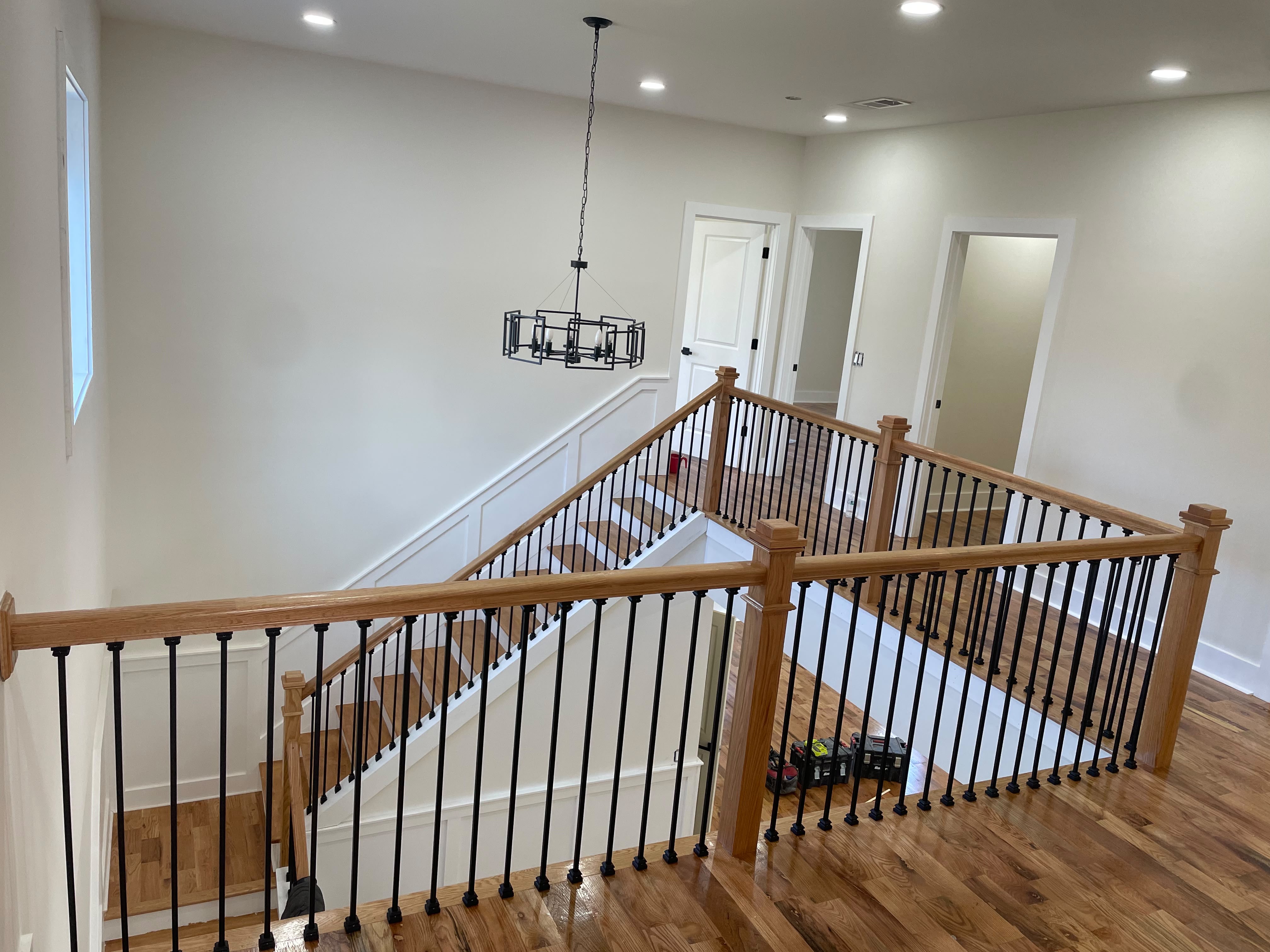 Custom railing installation